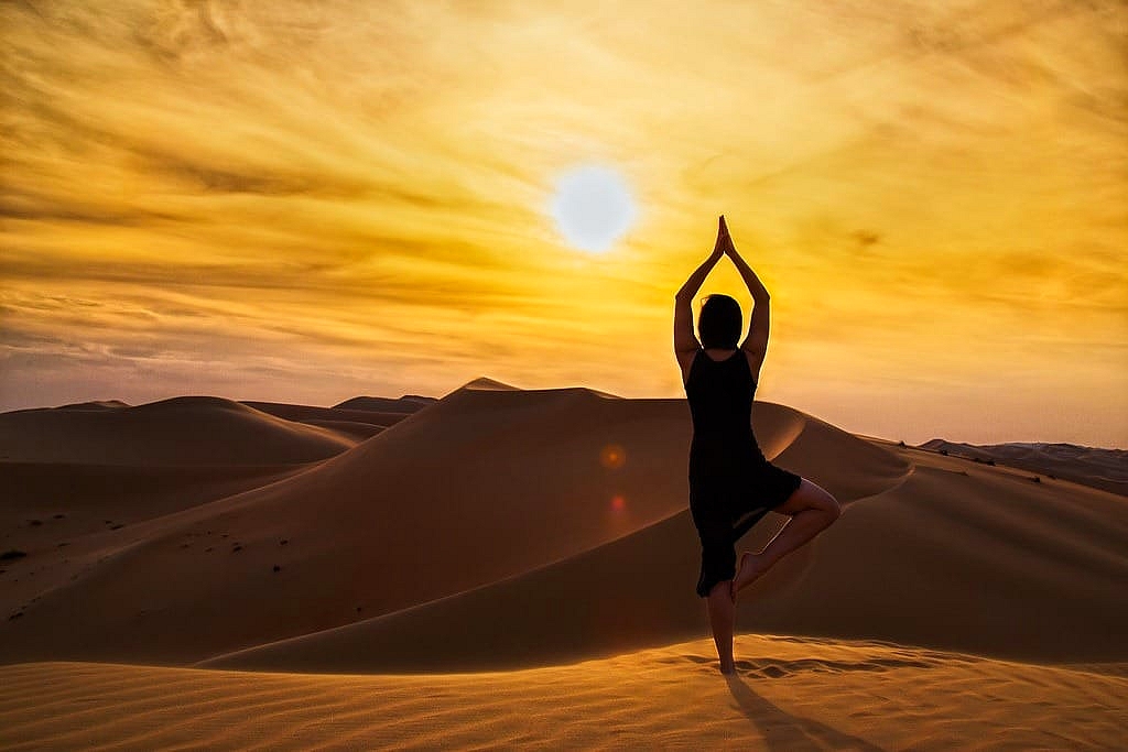 Yoga In The Sahara Desert Of Morocco