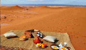 cooking in desert morocco